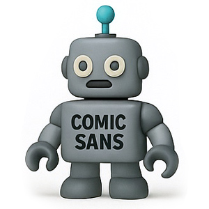Robot Comic Sans